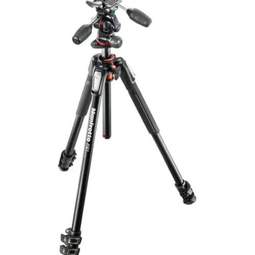 Manfrotto Tripods>MK190XPRO3-3W Aluminium Tripod with 3-Way Pan/Tilt Head