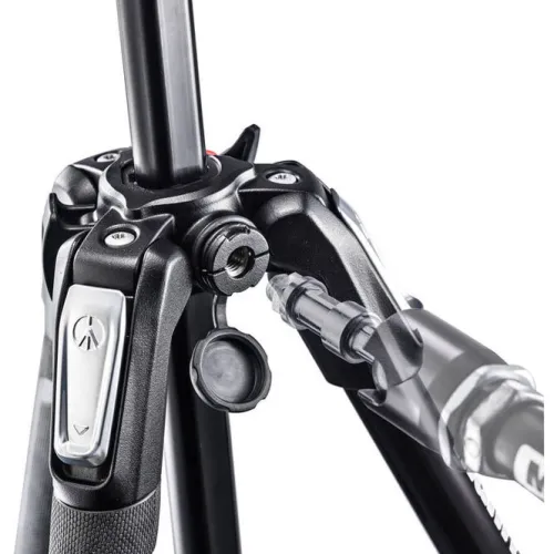 Manfrotto Tripods>MK190X3-3W1 Aluminium Tripod with 804 MkII 3-Way Pan/Tilt Head