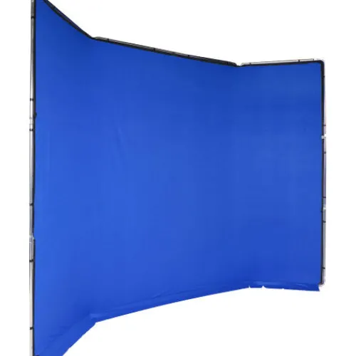 Manfrotto Mounting Hardware|Light Stands, Backgrounds & Mounting>MLBG4301KB FX Portable Background Kit - Chroma-Key Blue, 13.1 x 9.5'