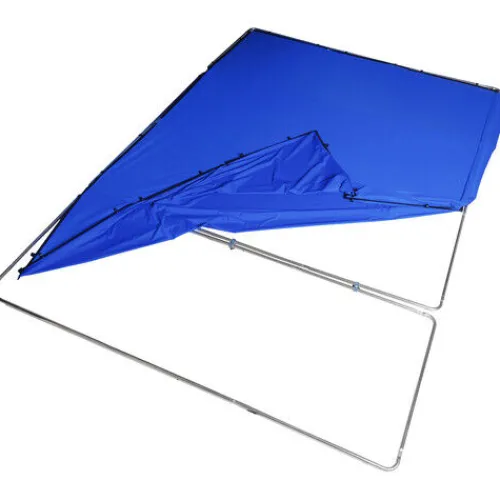 Manfrotto Mounting Hardware|Light Stands, Backgrounds & Mounting>MLBG4301KB FX Portable Background Kit - Chroma-Key Blue, 13.1 x 9.5'