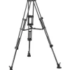 Manfrotto Video Tripods>MVTTWINMC Carbon Fiber Twin Leg Video Tripod Legs with Mid-Level Spreader - 100/75mm Bowl