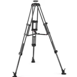Manfrotto Video Tripods>MVTTWINMC Carbon Fiber Twin Leg Video Tripod Legs with Mid-Level Spreader - 100/75mm Bowl