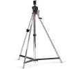 Manfrotto Mounting Hardware|Light Stands, Backgrounds & Mounting>083NW 2-Section Wind Up Stand with Leveling Leg - Chrome Steel