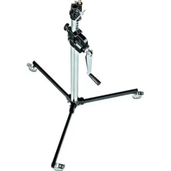 Manfrotto Mounting Hardware|Light Stands, Backgrounds & Mounting>083NWB Stand Wind up Black Chrome 139-247cm 45kg payload