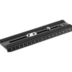 Manfrotto Quick Release Plates>504PLONGRL Quick Release Camera Plate for Various MVH and HD Video Heads