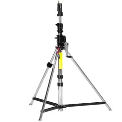 Manfrotto Mounting Hardware|Light Stands, Backgrounds & Mounting>Short Wind-Up Stand (Chrome-plated, 9')