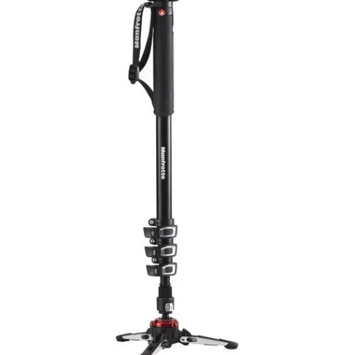 Manfrotto Monopods>XPRO 4-Section Aluminium Video Monopod with FLUIDTECH Base