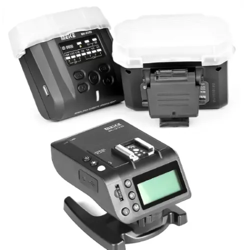 Meike Flashes & Speedlights>MK-MT24IIC Twin Wireless Macro Flash Kit for Canon