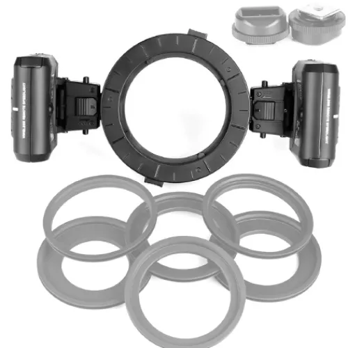 Meike Flashes & Speedlights>MK-MT24IIS Twin Wireless Macro Flash Kit for Sony