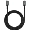 Microdia Cables & Connectors>ExeCable Nylon PD60W 1.3m USB-C to Lightning Cable - Charcoal