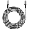 Microdia Cables & Connectors>ExeCable Nylon PD60W 2.6m USB-C to Lightning Cable - Zebra