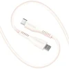 Microdia Cables & Connectors>Fruitywire Liquid Silicon PD60W 1.3m USB-C to USB-C - Pearl White
