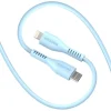 Microdia Cables & Connectors>Fruitywire Liquid Silicon PD60W 1.3m USB-C to Lightning Cable - Baby Blue