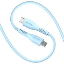 Microdia Cables & Connectors>Fruitywire Liquid Silicon PD60W 2.6m USB-C to USB-C - Baby Blue