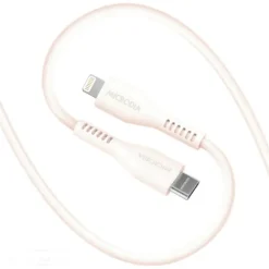 Microdia Cables & Connectors>Fruitywire Liquid Silicon PD60W 1.3m USB-C to Lightning Cable - Pearl White