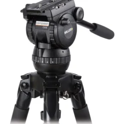 Miller Video Tripods>CX8 Fluid Head with Toggle 2-Stage Alloy Tripod System