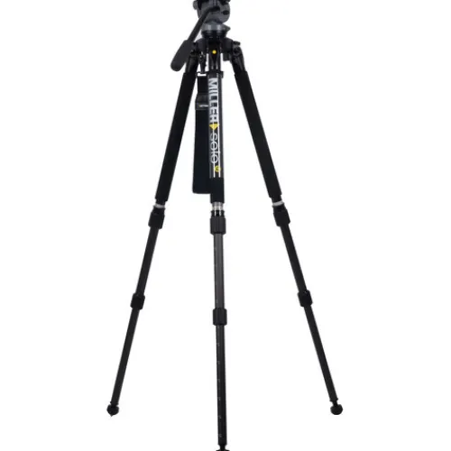 Miller Video Tripods>DS-10 DV Fluid Head and Solo Aluminium Tripod with Pan Handle and Bag
