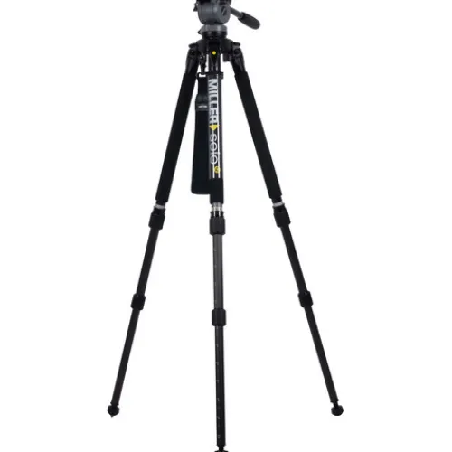Miller Video Tripods>DS20 SOLO-Q 75 2-Stage Carbon Fiber Tripod