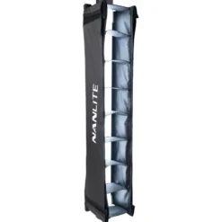 Nanlite Barndoors, Snoots & Grids>Barndoor with Eggcrate Grid for the PavoTube II 15X