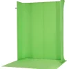 Nanlite Light Stands, Backgrounds & Mounting>LG-1822U 1.8m Wide U Shaped Chromakey Green Screen Self Standing Kit