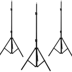Nanlite Light Stands, Backgrounds & Mounting>LS170 3 Kit Ultra Portable 3 Light Stand Kit with Carry Bag