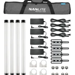 Nanlite Studio Lighting Kits>PavoTube II 15XR 2ft RGBWW LED Tube - 4 Kit