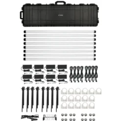 Nanlite Studio Lighting Kits>PavoTube II 30XR 4ft RGBWW LED Tube 8 Kit with Hard Roller case