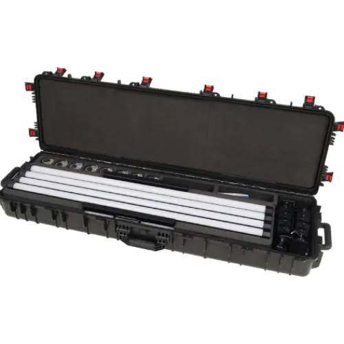 Nanlite Studio Lighting Kits>PavoTube II 30XR 4ft RGBWW LED Tube 8 Kit with Hard Roller case