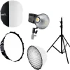 Nanlite Studio Lighting Kits>Start Up Kit, including a Forza 60B MK II, Lantern, Softbox, Grid and Stand