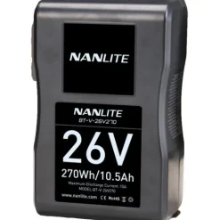 Nanlite Battery Chargers & Plates>V-Mount battery BT-V-26V270 26V 270Wh