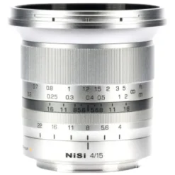Nisi Sony E-Mount>15mm f/4 Sunstar Super Wide Angle Full Frame ASPH Lens - Sony E Mount - Silver