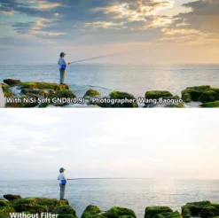 Nisi Neutral Density Filters>100x150mm Nano IR Soft Graduated Neutral Density Filter - ND8 (0.9) - 3 Stop