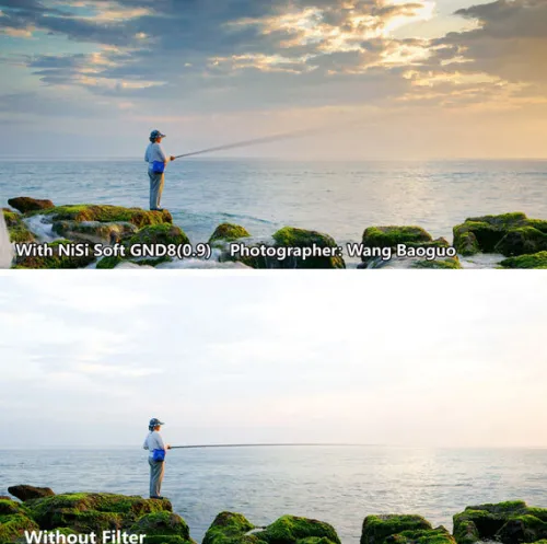 Nisi Neutral Density Filters>100x150mm Nano IR Soft Graduated Neutral Density Filter - ND8 (0.9) - 3 Stop