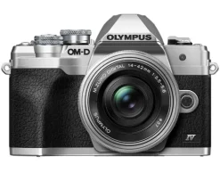 Olympus Mirrorless Cameras>OM-D E-M10 MkIV Body + M.Zuiko 14-42mm III EZ Lens - Silver