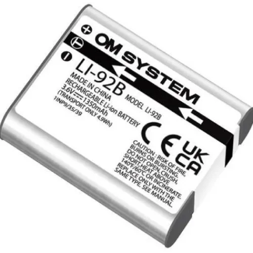 OM SYSTEM Camera Batteries>LI-92B Li-Ion Battery