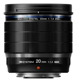 OM SYSTEM Micro Four Thirds Mount>M.Zuiko Digital ED 20mm F1.4 PRO Lens