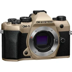 OM SYSTEM Mirrorless Cameras>OM-5 Mark II Mirrorless Camera - Sand Beige