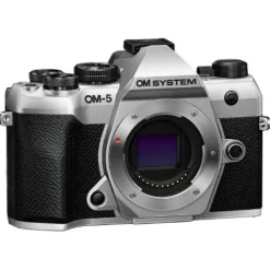 OM SYSTEM Mirrorless Cameras>OM-5 Mark II Mirrorless Camera - Silver