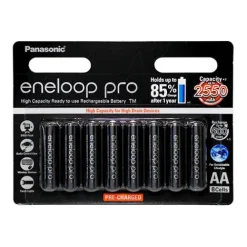 Panasonic Aa / Aaa Batteries & Chargers|Camera Batteries>Eneloop Pro AA Battery 8 Pack