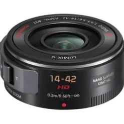 Panasonic Micro Four Thirds Mount>Lumix G 14-42mm f/3.5-5.6 ASPH Power OIS Lens - Black