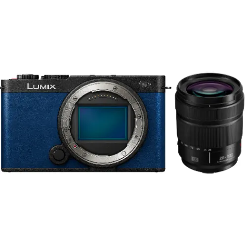 Panasonic Mirrorless Cameras>Lumix S9 Full Frame Mirrorless Camera with 28-200mm Kit - Night Blue