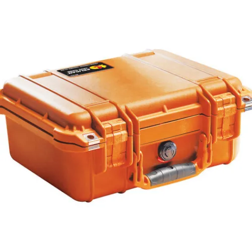 Pelican Hard Cases>1400 Camera Case with Foam - Orange