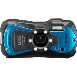 Pentax Compact Cameras>WG-90 Waterproof Compact Camera - Blue