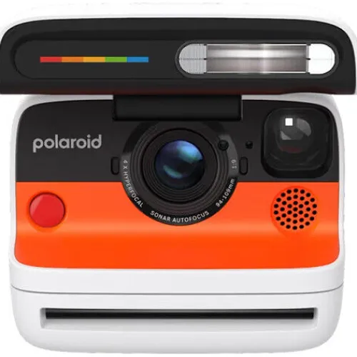Polaroid Instant & Film Cameras>Flip Instant Camera - White