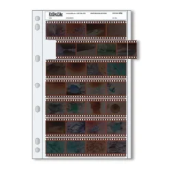 Print File Presentation & Archiving|Darkroom Supplies>Archival 35mm Negative Sleeves 7 x 4 Strips – 25 Sheets