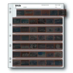 Print File Presentation & Archiving|Darkroom Supplies>35mm Archival Storage Pages for Negatives – 100 Sheets  7 x 6 Strips