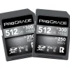 ProGrade Sd Memory Cards>Digital 512GB SDXC UHS-II 300MB/s Cobalt Memory Card (2 Pack) - V90