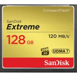 Sandisk Cf Memory Cards>Extreme Compact Flash 128GB 120MB/s Memory Card