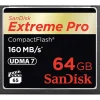 Sandisk Cf Memory Cards>Extreme Pro 64GB Compact Flash 160MB/s Memory Card