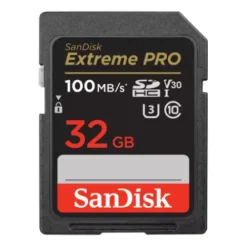 Sandisk Sd Memory Cards>Extreme Pro 32GB SDHC UHS-I 100MB/s Memory Card - V30